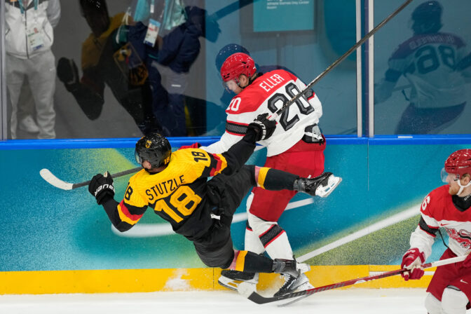 Hokej na olympiáde: Nemecko - Dánsko