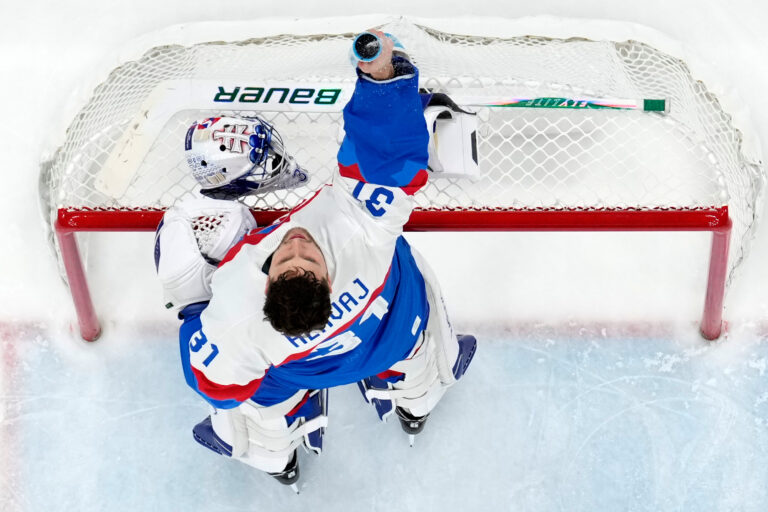 Hokej štvrťfinále Slovensko - Nemecko na olympiáde