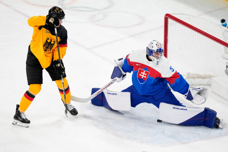 Hokej štvrťfinále Slovensko - Nemecko na olympiáde