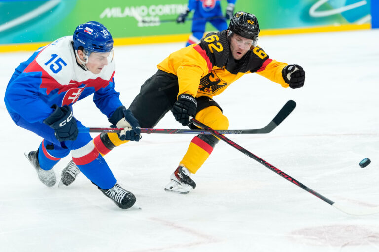 Hokej štvrťfinále Slovensko - Nemecko na olympiáde