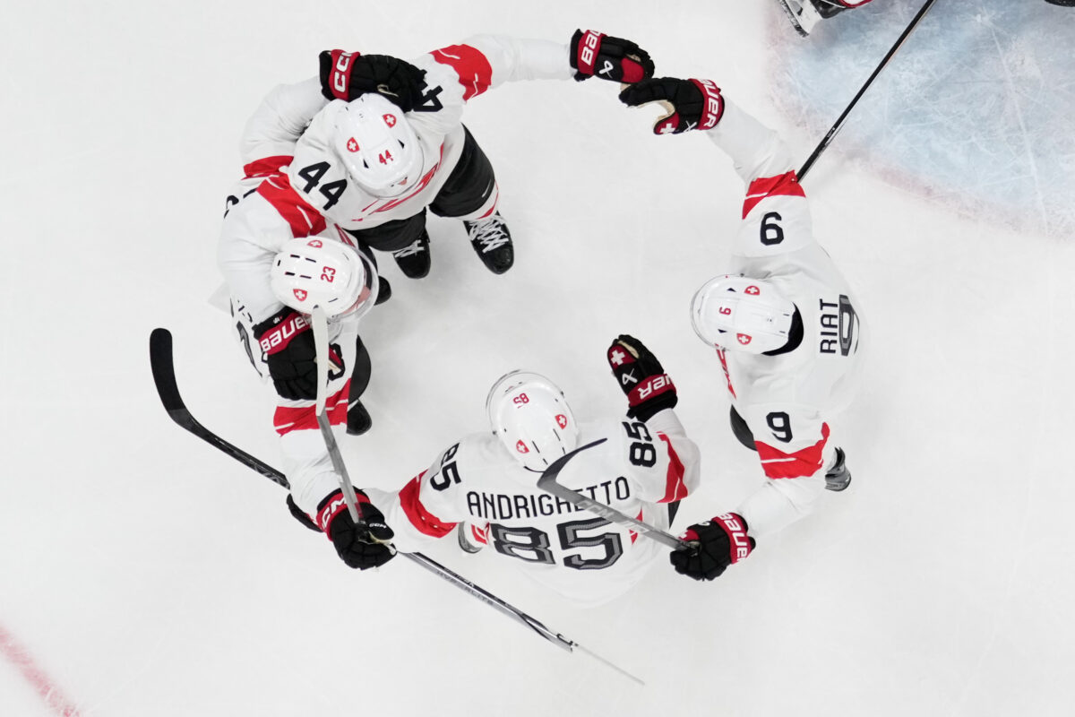 Hokej na olympiáde: Kanada - Švajčiarsko