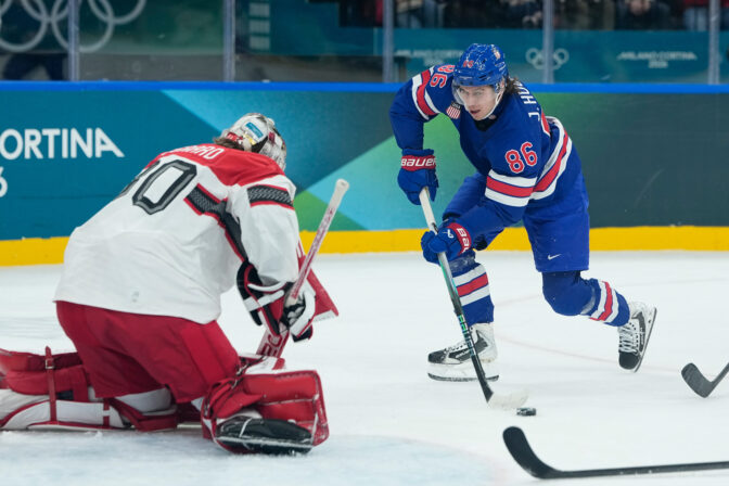 Hokej na olympiáde: USA - Dánsko