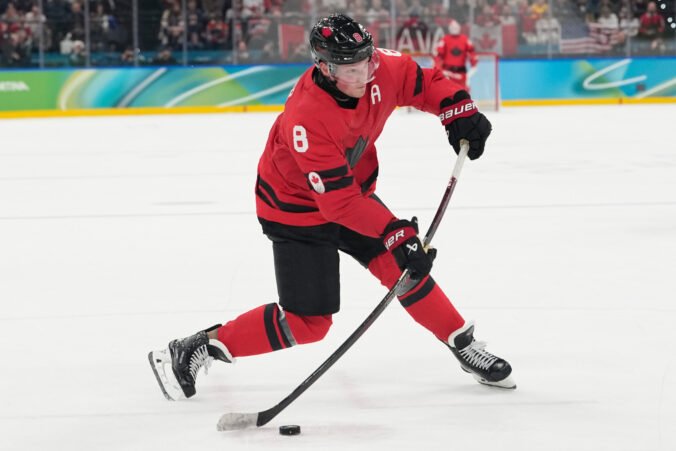 Hokej finále na olympiáde: Kanada - USA (fotografie)