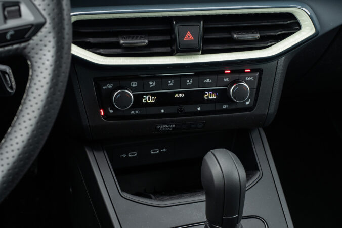 Seat Arona ovládacie prvky klimatizácie
