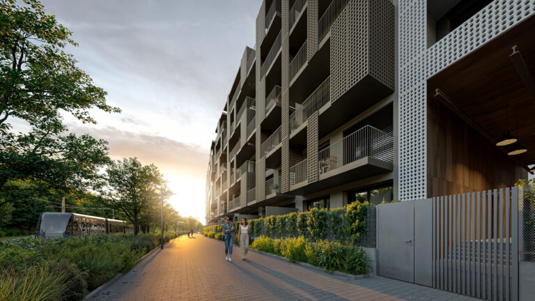 Rezidenčný projekt Yards Žižkov Praha (vizualizácia)