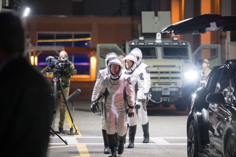 NASA's SpaceX Crew 12 Crew Walkout