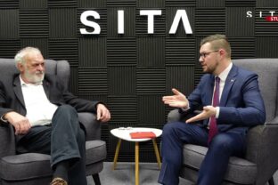 Pavel Urban a Igor Šimko pri rozhovore v Štúdiu SITA