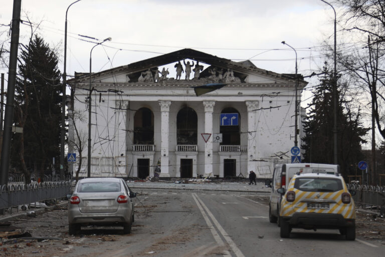 Ukraine Mariupol Theater Airstrike