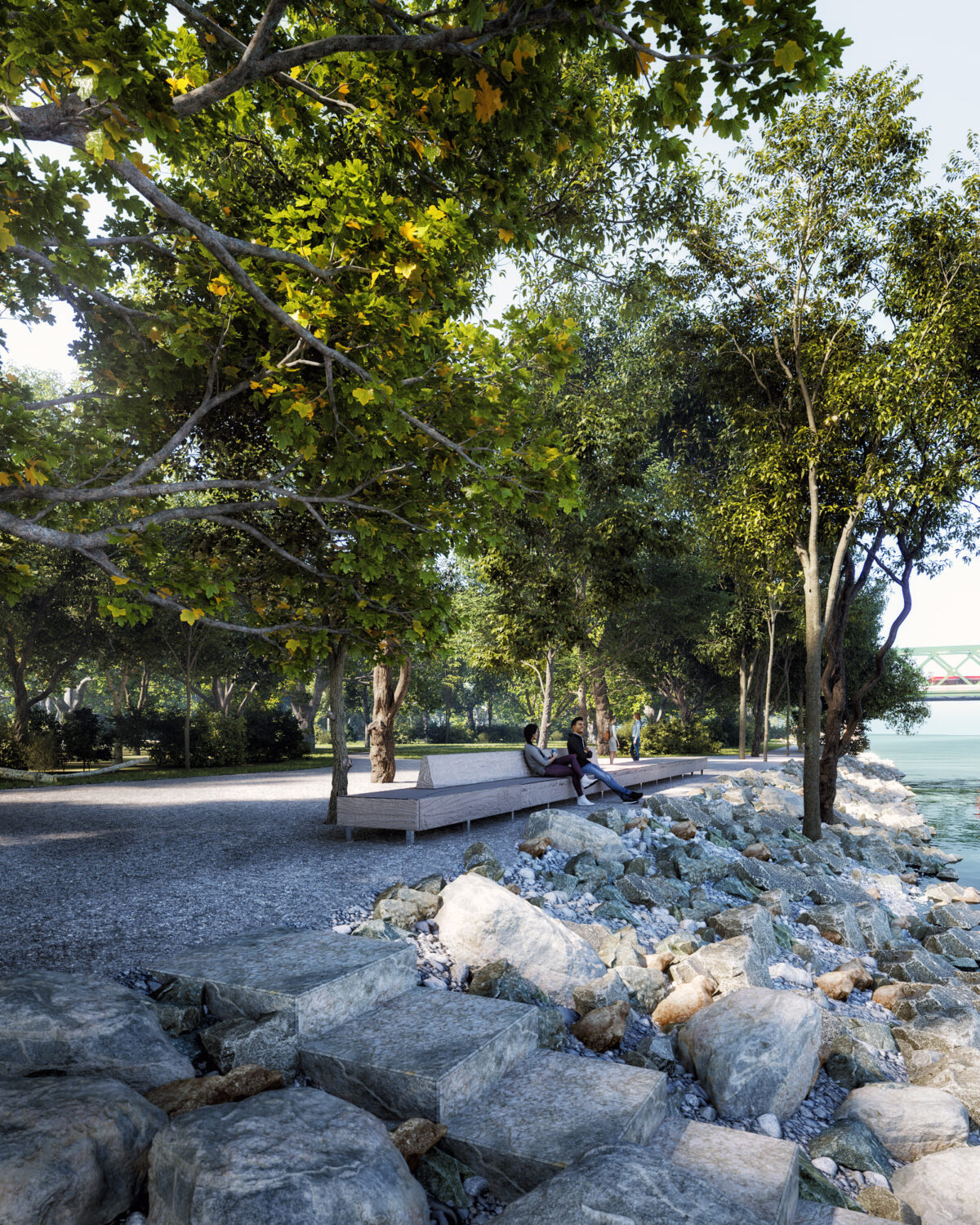 Lesopark Nové Lido - vizualizácia