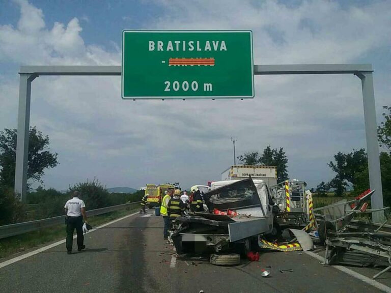 Tragická dopravná nehoda na diaľnici