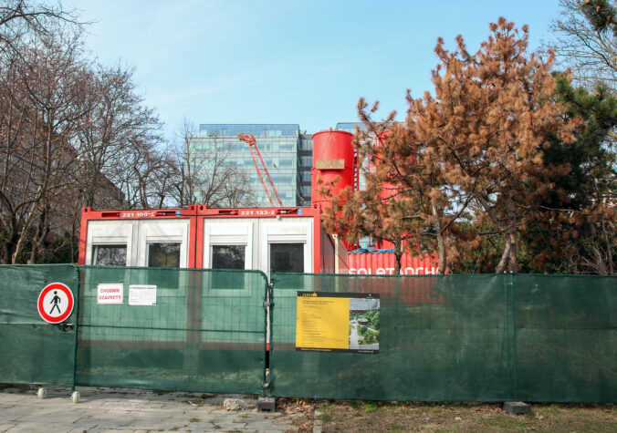 Stavebné práce na Kollárovom námestí