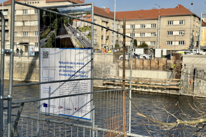 BANSKÁ BYSTRICA: Nový most pri železničnej stanici