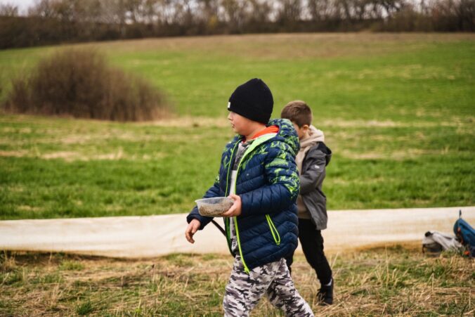 Migrácia ropúch pri nádrži Striebornica v roku 2025.