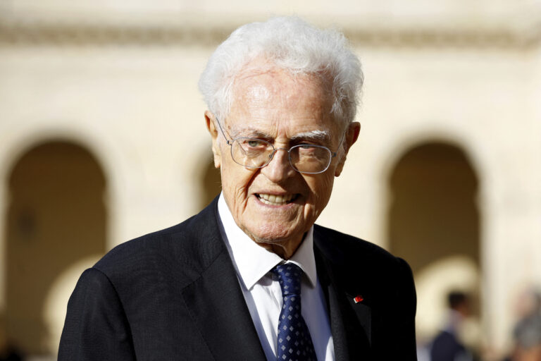 National tribute ceremony to late French historian Helene Carrere d'Encausse in Paris