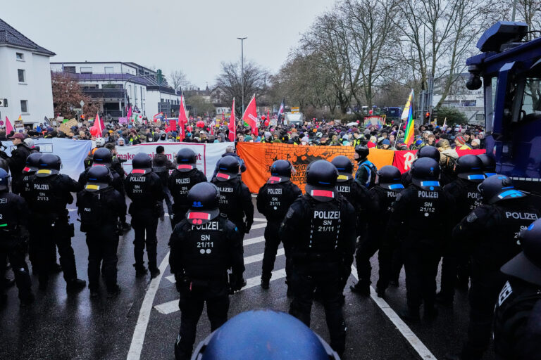 Germany Far Right Protest
