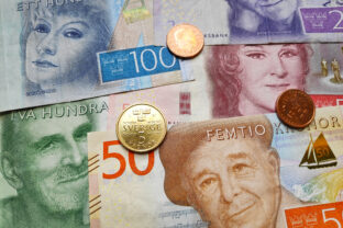 švédske koruny, hotovosť, Swedish krona