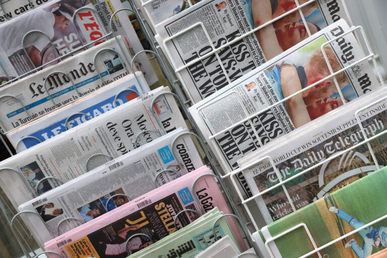 International newspapers
