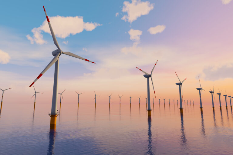 Veterné turbíny na mori, obnoviteľné zdroje energií