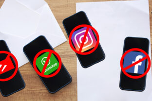 Blocking applications, sanctions. Account blocked, messenger