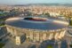 Drone Shot of Puskas Arena in Budapest, Hungary