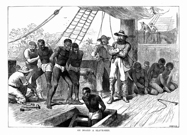 Enslaved People Aboard Ship