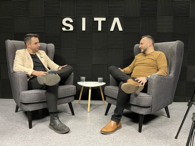 Ondrej Kandráč počas rozhovoru pre SITA.