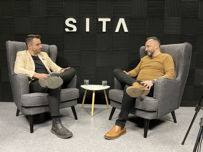 Ondrej Kandráč počas rozhovoru pre SITA.