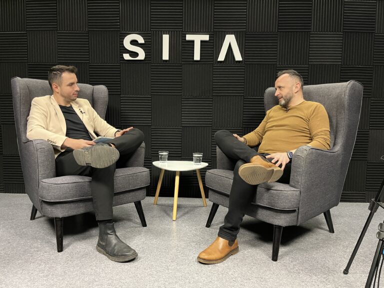 Ondrej Kandráč počas rozhovoru pre SITA.