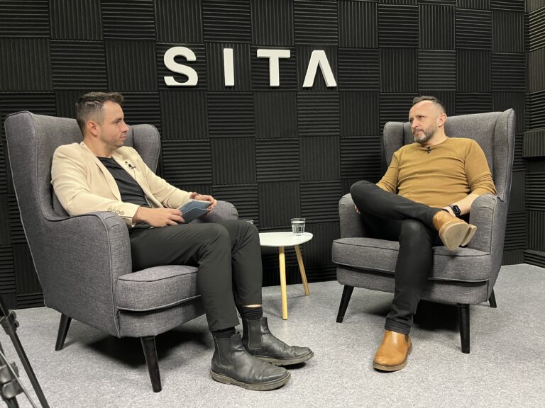 Ondrej Kandráč počas rozhovoru pre SITA.