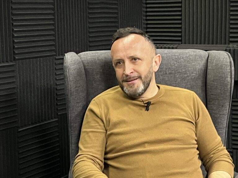 Ondrej Kandráč počas rozhovoru pre SITA.