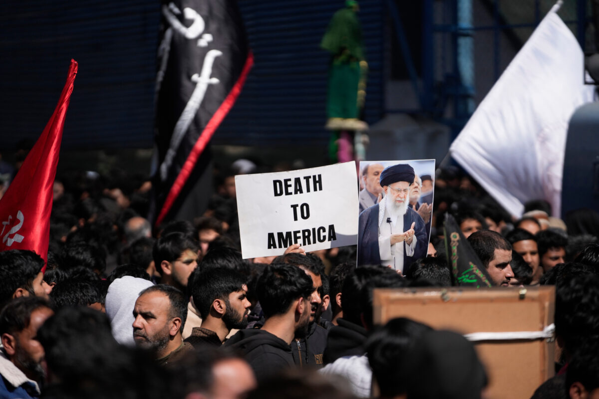 India US Israel Iran Protest