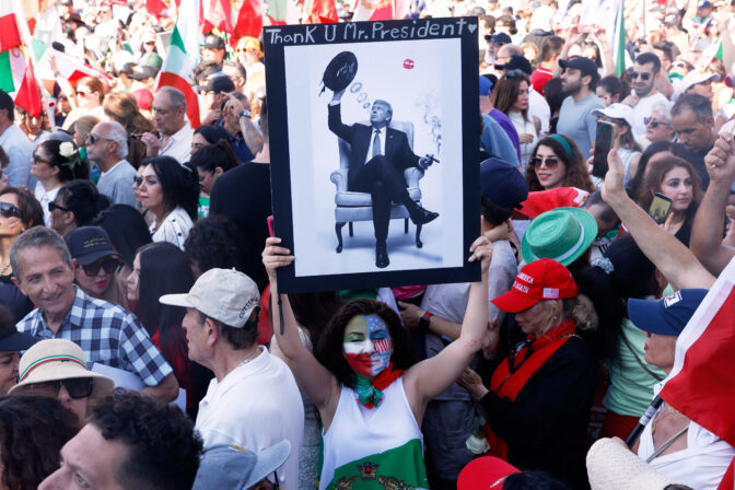Iran US Israel Protests