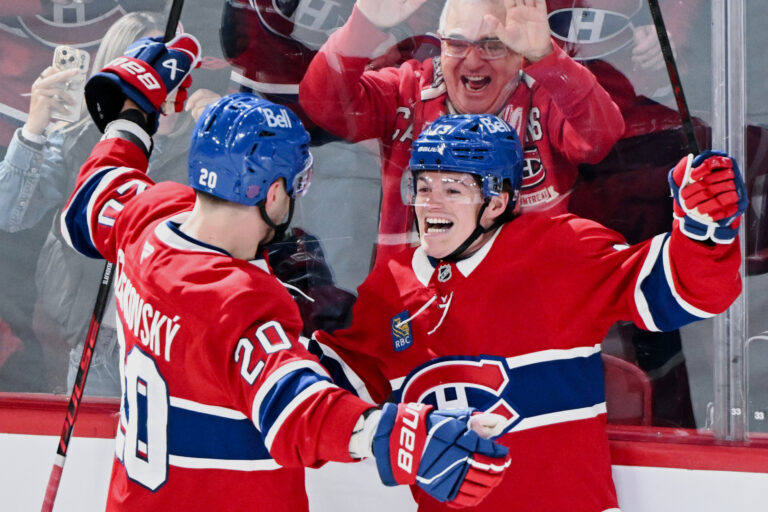 Juraj Slafkovsky, Cole Caufield,