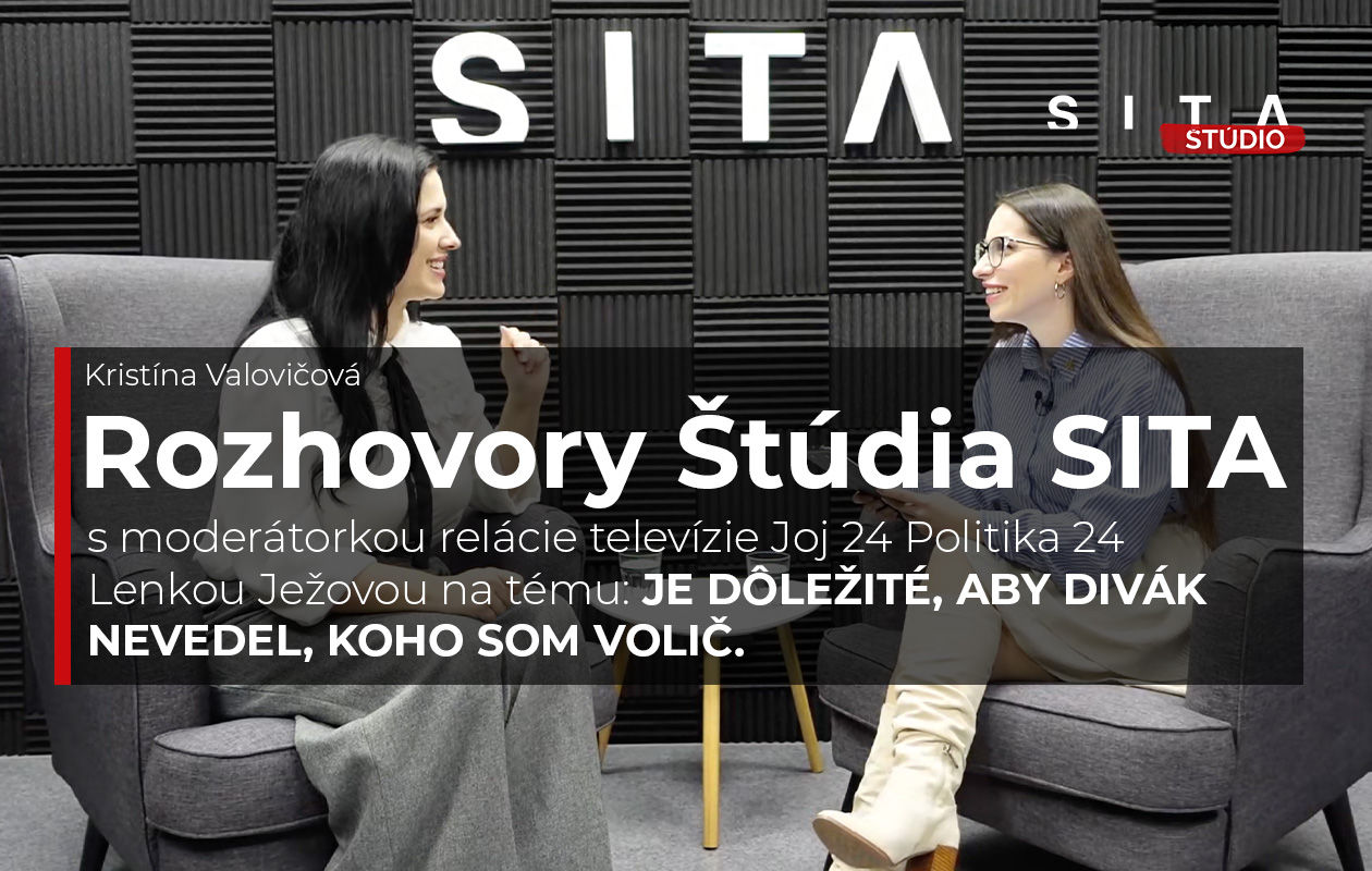 Lenka Ježová v rozhovore s Kristínou Valovičovou počas nahrávania novej epizódy video podcastu v Štúdiu SITA.