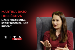 Martina Bajo Holečková v rozhovore s Pavelom Urbanom počas nahrávania novej epizódy video podcastu v Štúdiu SITA.