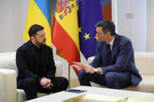S'nchez recibe a Zelenski en La Moncloa