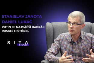 Stanislav Janota a Daniel Lukáč počas nahrávania novej epizódy vidoe podcastu Konzervatívna kaviareň v Štúdiu SITA.