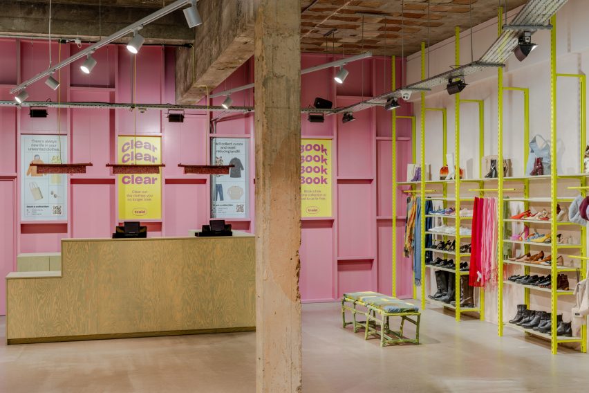 Traid store, UK, by Hemingway Design and James Shaw