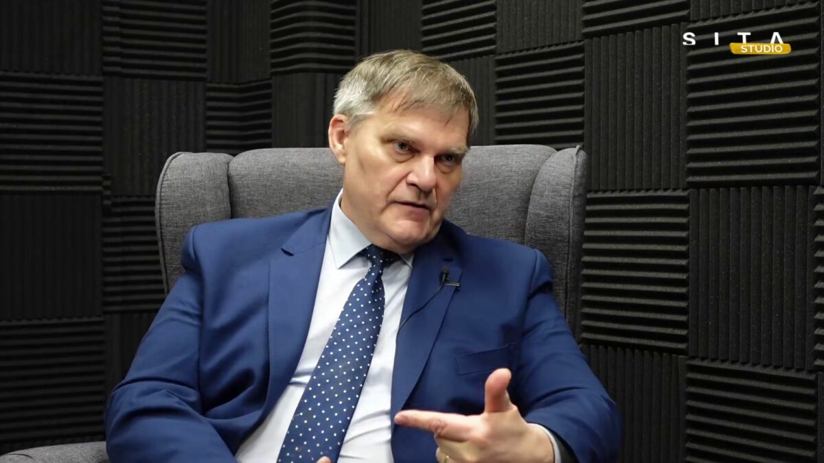Veľvyslanec ČR Rudolf Jindrák v štúdiu SITA