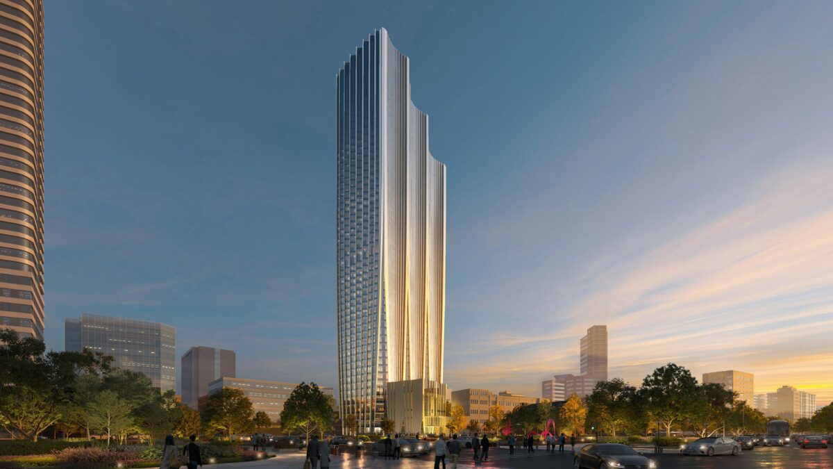 Mrakodrap v tvare orchidey: Tchaj-pej odhalilo futuristickú vežu od Zaha Hadid Architects