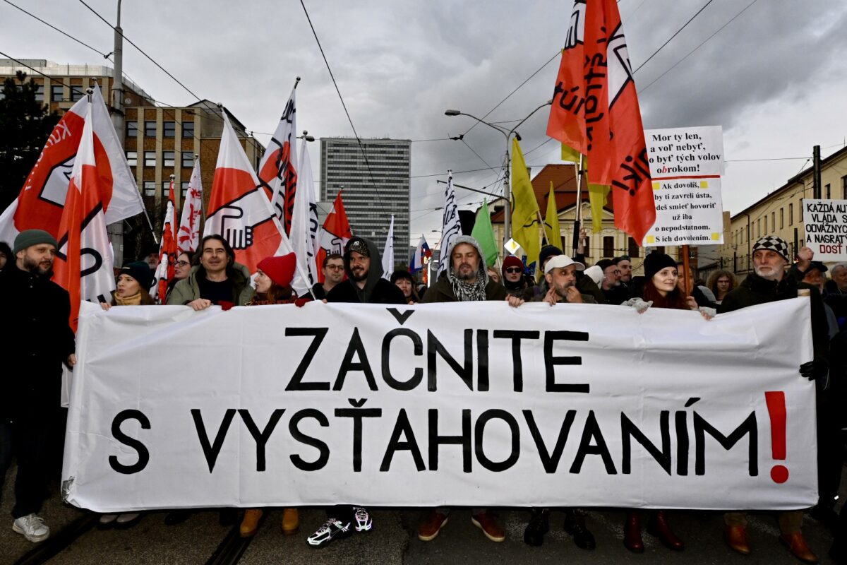 PROTESNÝ POCHOD: Veľká kultúrna mobilizácia