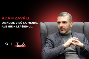 Adam Zavřel v rozhovore s Kristínou Valovičovou počasí nahrávania vide podcastu v Studiu SITA.