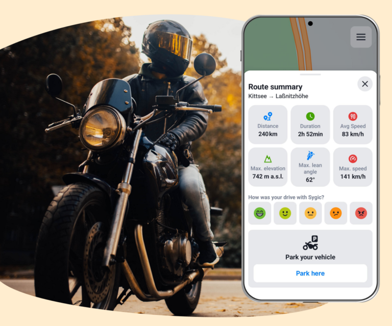 Sygic prichádza s veľkou pomocou pre motorkárov