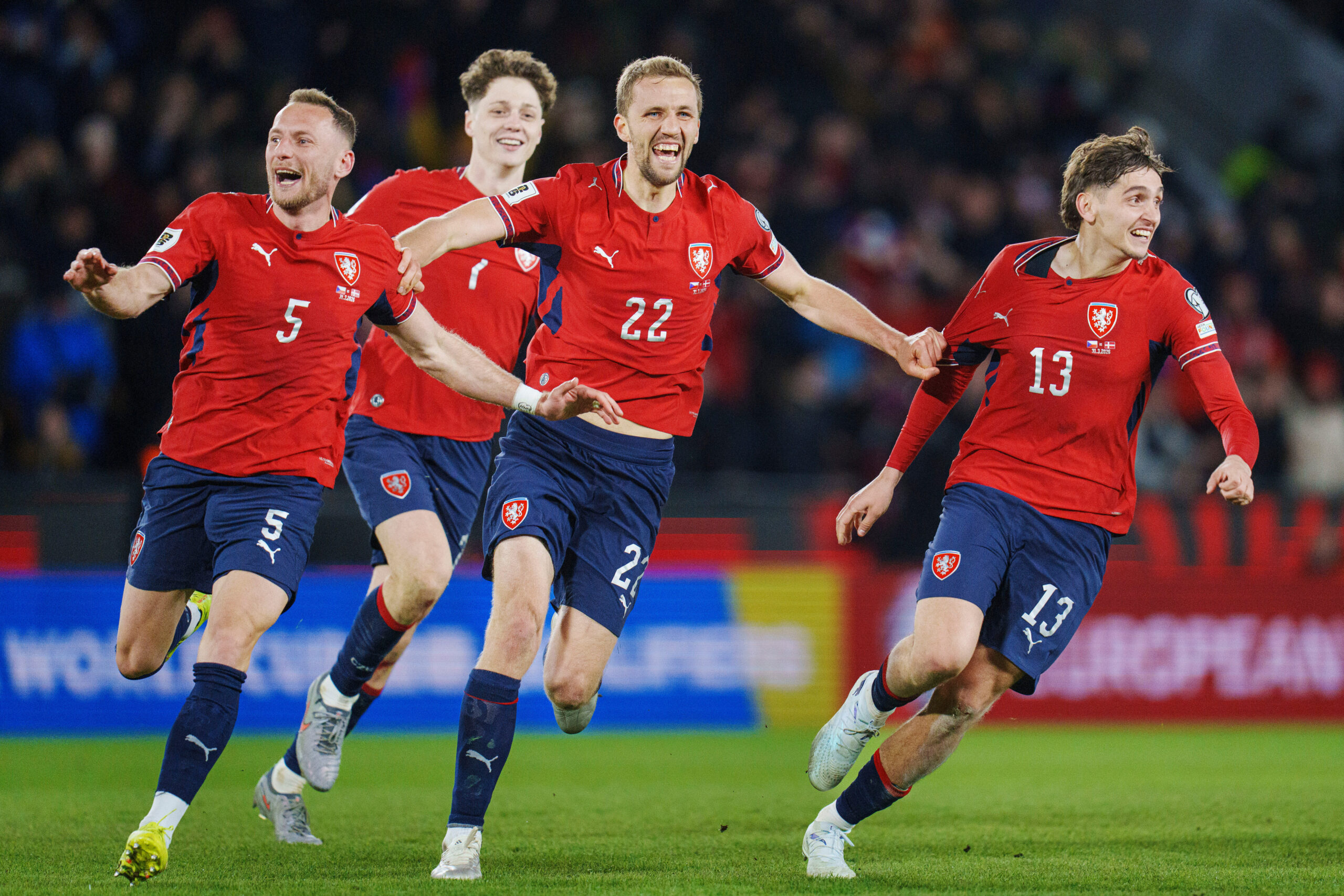 Czechia Denmark WCup Soccer