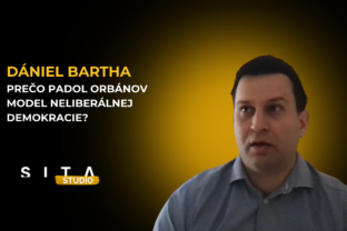 Dániel Bartha v rozhovore s Miroslavom Wlachovským počas nahrávania novej epizódy video podcastu Okno do sveta.