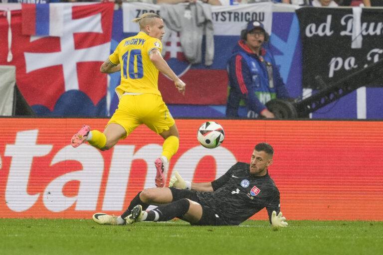Euro 2024 Soccer Slovakia Ukraine