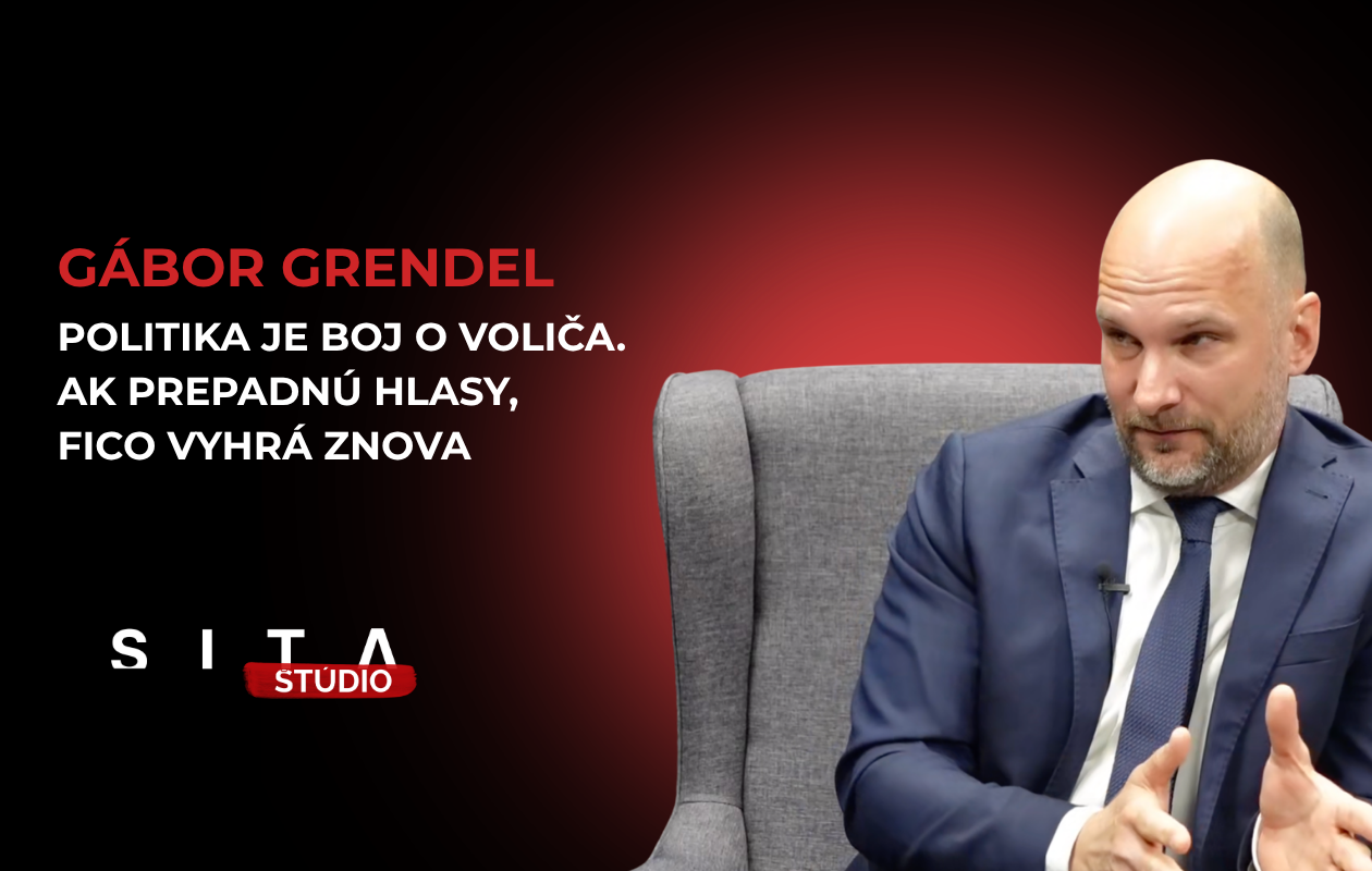 Gábor Grendel v rozhovore s Pavlem Urbanom počas nahrávania novej epizódy video podcastu v Štúdiu SITA.