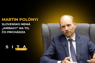 Martin Polónyi v rozhovore s Miroslavom Wlachovským počas nahrávania video podcastu v  Štúdiu SITA.