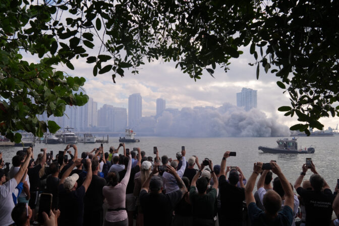 Miami Hotel Implosion