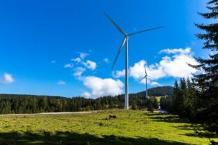 Energie Steiermark - veterná turbína Rakúsko